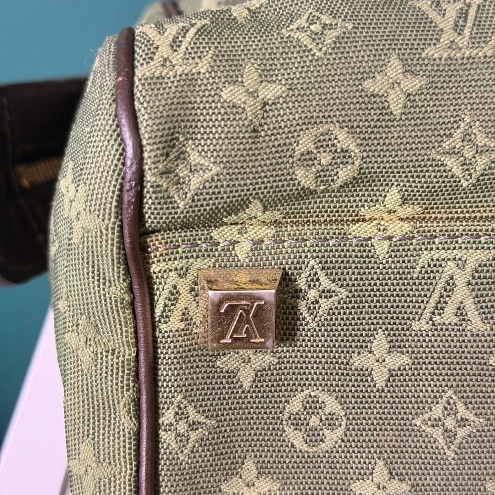 Louis Vuitton Green Mini Lin Josephine PM - Picture 9 of 13
